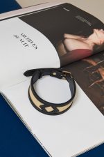 Choker en cuir Gold LADY LUCK x Abara – Image 11