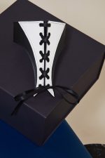 Collier de soumission en cuir noir LA MONDAINE x Abara – Image 9