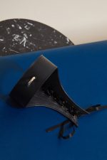 Collier de soumission en cuir noir LA MONDAINE x Abara – Image 3