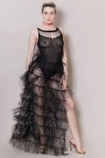 Jupe ouverte tulle noir BACHELORETTE – Image 5