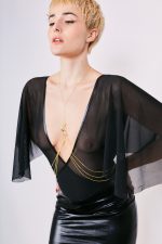 Robe noire vinyle MINUIT ENSEMBLE – Image 5