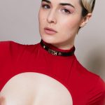 Choker Strass lettres SLUT BITCH x Liebe