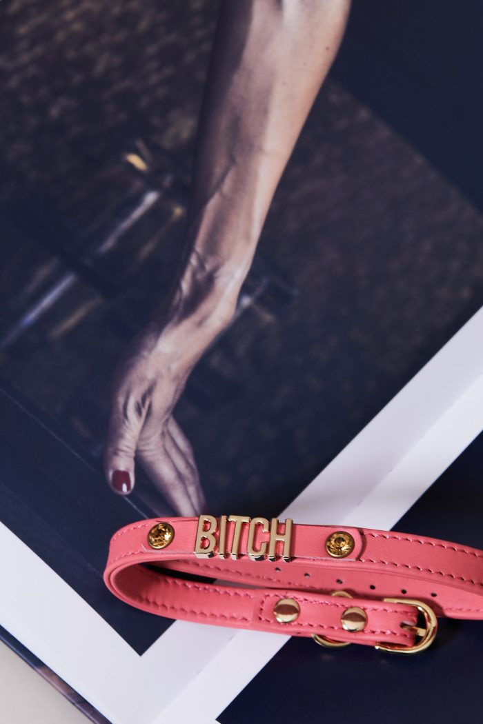 Choker Strass lettres SLUT BITCH x Liebe – Image 2