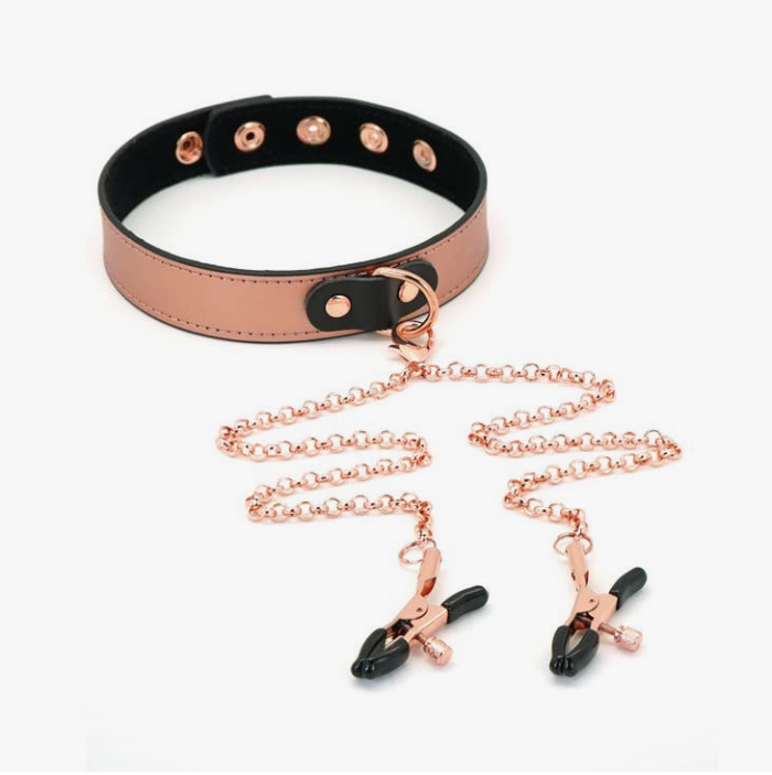 MY LITTLE SUB Choker et ses Pince à seins x Liebe – Image 2