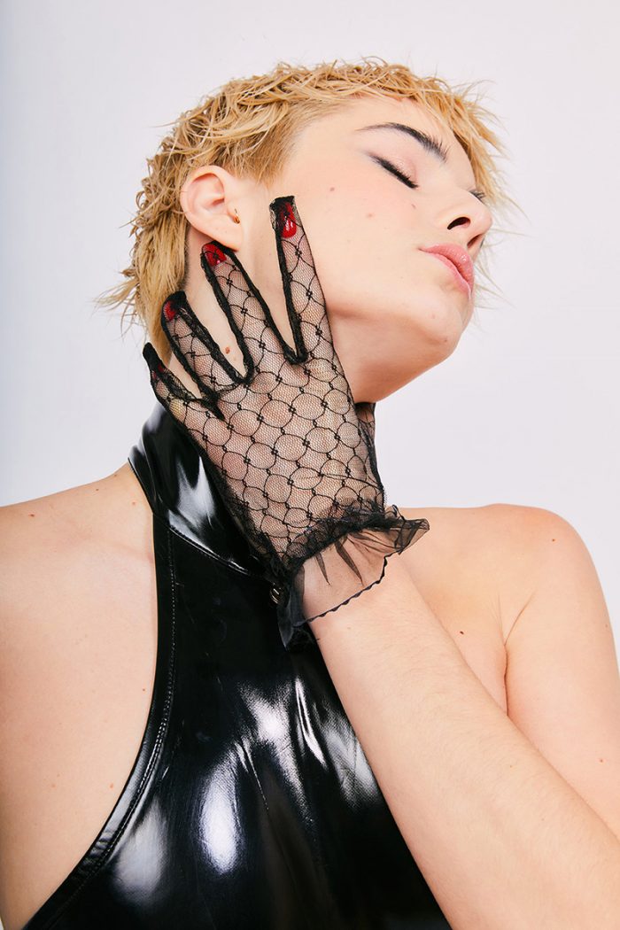 Gants tulle noir GUEST LIST – Image 7