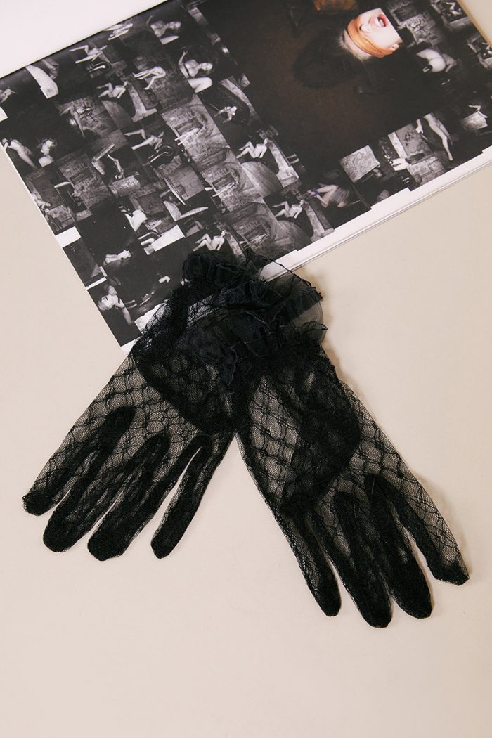 Gants tulle noir GUEST LIST – Image 6