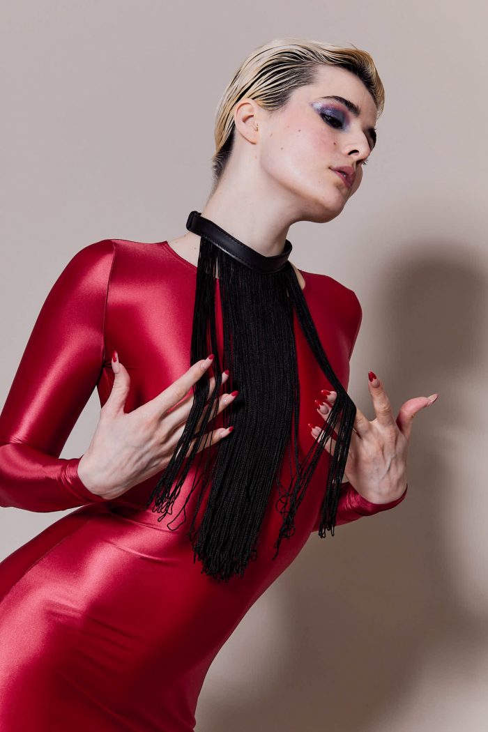 Collier LA PAÏVA cuir x Maison Dressage – Image 3