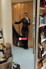 Robe noire MADAME CLAUDE – Image 2