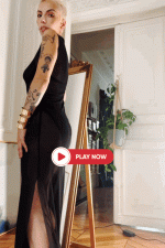 Robe à fente en mesh DON'T BE GENTLE – Image 6