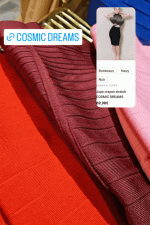 Jupe crayon Bandage COSMIC DREAMS – Image 4