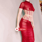 Robe en mesh transparent SENSEI