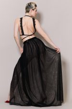 Jupe ouverte tulle noir DO WE KNOW HER – Image 3