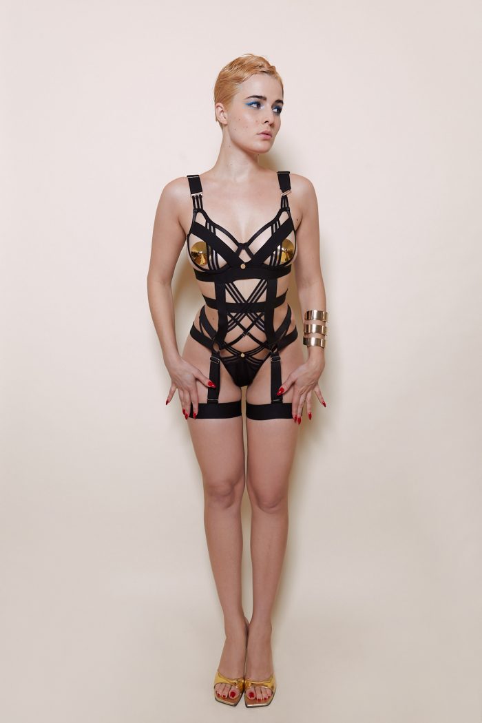 Body bondage noir LA FILANTE – Image 3
