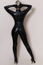 Catsuit LA LIGNE DROITE vinyle Zip – Image 5