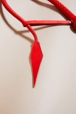 Single Tail LE DÉSIR en cuir tressé – Image 2