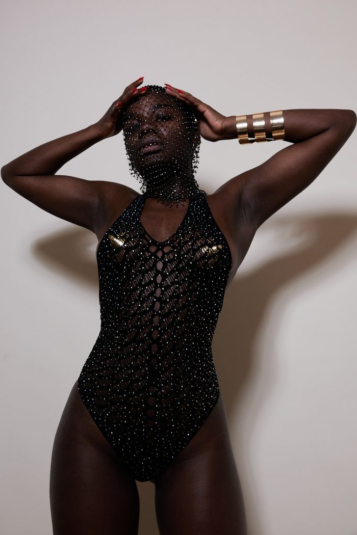 Body dos-nu FERVEUR en Résille Strass – Image 12