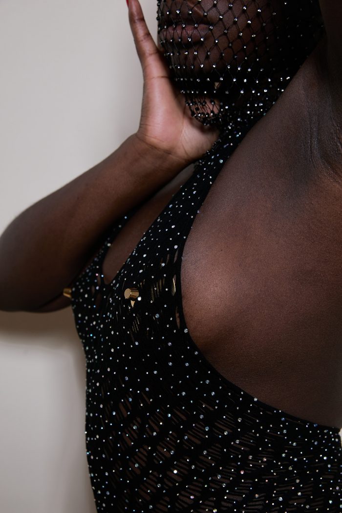 Body dos-nu FERVEUR en Résille Strass – Image 11
