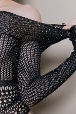 Body LUNA LOVE en Résille Strass – Image 3