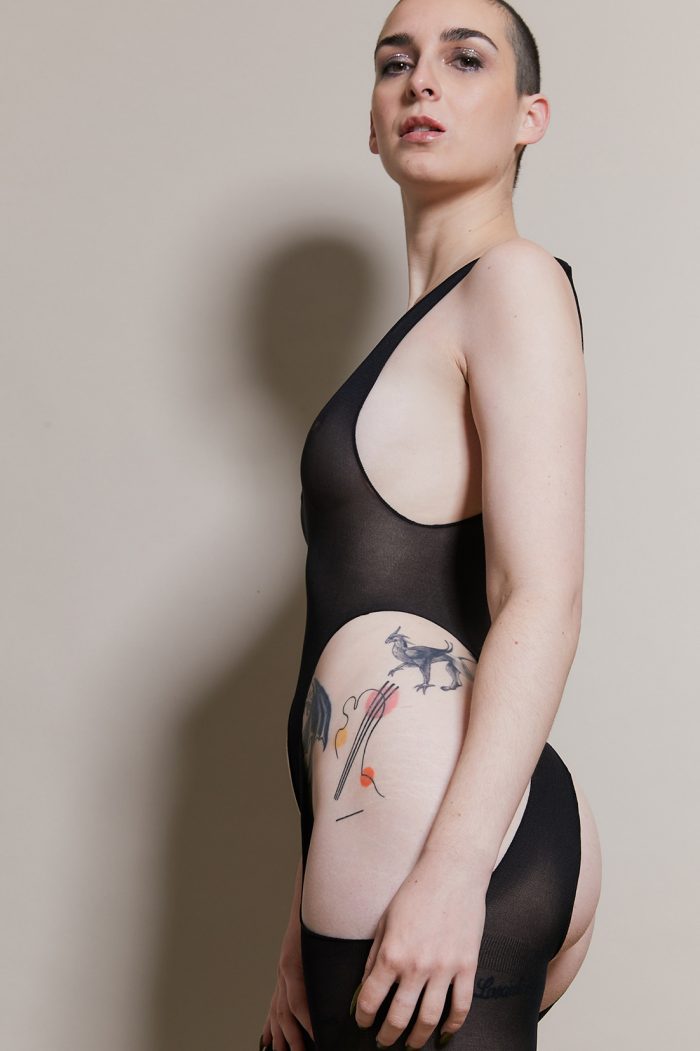 Catsuit Ouverte MAYBE NOW en voile – Image 7