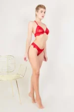 Soutien-Gorge NOMMÉE DÉSIR Rouge x Atelier Amour – Image 6