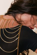 LADY GOLD top harnais Strass x OPPIUM PARIS 🇫🇷 – Image 2