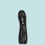 Dildo RAVEN Onyx Black Glass Vibrator x NIGHTFALL