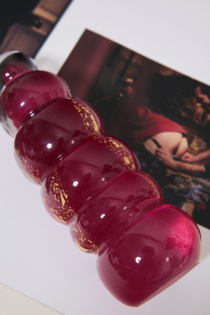Toy en verre soufflé à la main SHOUT LOUD SATIN 24K x XXAW 🇫🇷 – Image 2