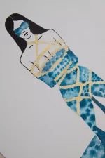 Aquarelle HISTOIRE D'EAU N°9 x Céline Achour 🇫🇷