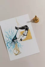Aquarelle HISTOIRE D'EAU N°20 x Céline Achour🇫🇷 – Image 2