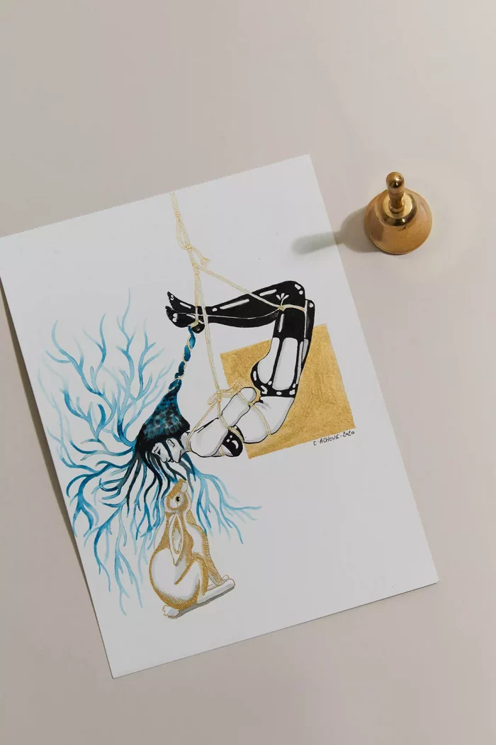 Aquarelle HISTOIRE D'EAU N°20 x Céline Achour🇫🇷 – Image 2