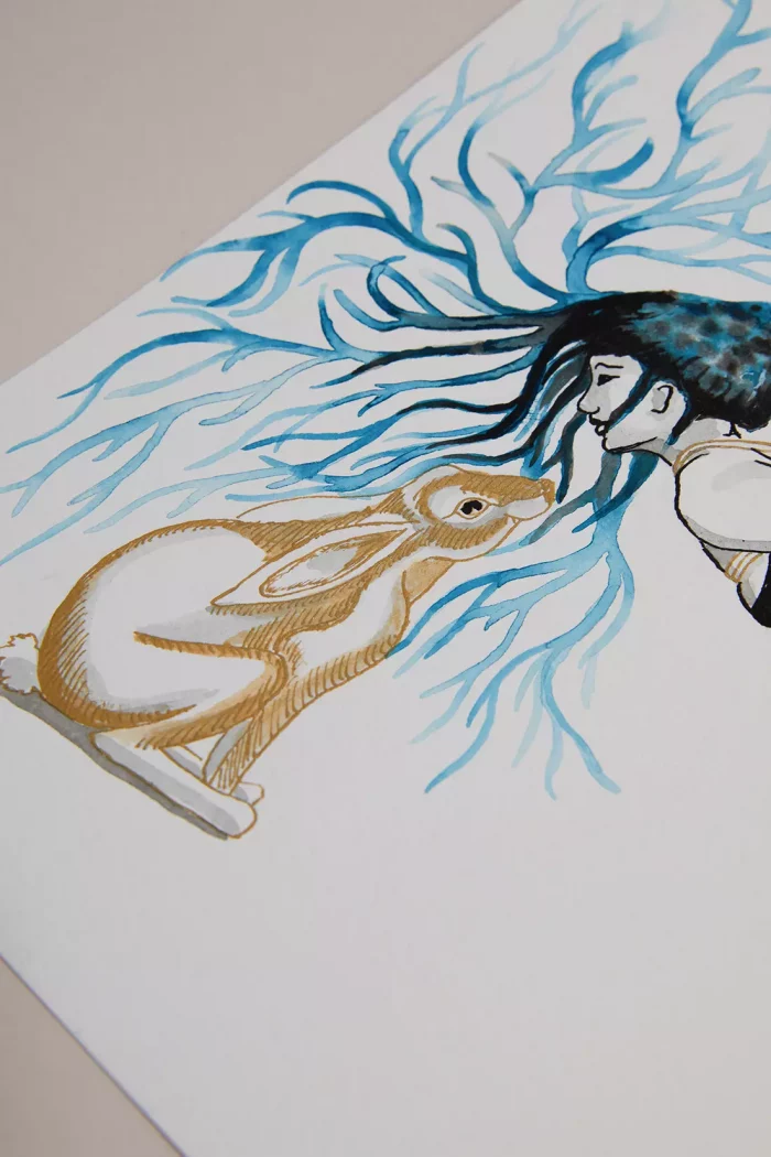 Aquarelle HISTOIRE D'EAU N°20 x Céline Achour🇫🇷 – Image 1