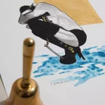 Aquarelle HISTOIRE D'EAU N°29 x Céline Achour 🇫🇷