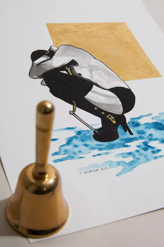 Aquarelle HISTOIRE D'EAU N°29 x Céline Achour 🇫🇷 – Image 1