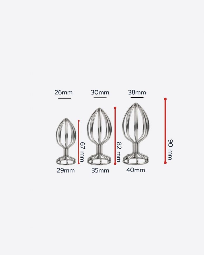 Set Débutant x 3 Plug Anal en métal BOYFRIEND – Image 2