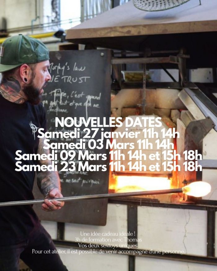 Atelier Réalisez vos sextoys en verre x Thomas Ségaud 🇫🇷 – Image 2