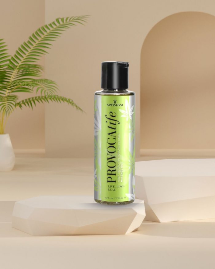 🌿PROVOCATIFE, huile de massage provocante On™ Chanvre x Sensuva – Image 1