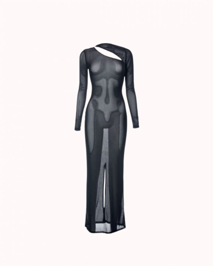 Robe en Mesh asymétrique MAGNUS – Image 2