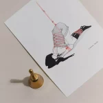 Aquarelle L'AUTRUCHE x Céline Achour 🇫🇷