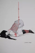 Aquarelle L'AUTRUCHE x Céline Achour 🇫🇷 – Image 5