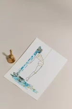 Aquarelle HISTOIRE D'EAU  N° 56 x Céline Achour 🇫🇷 – Image 2