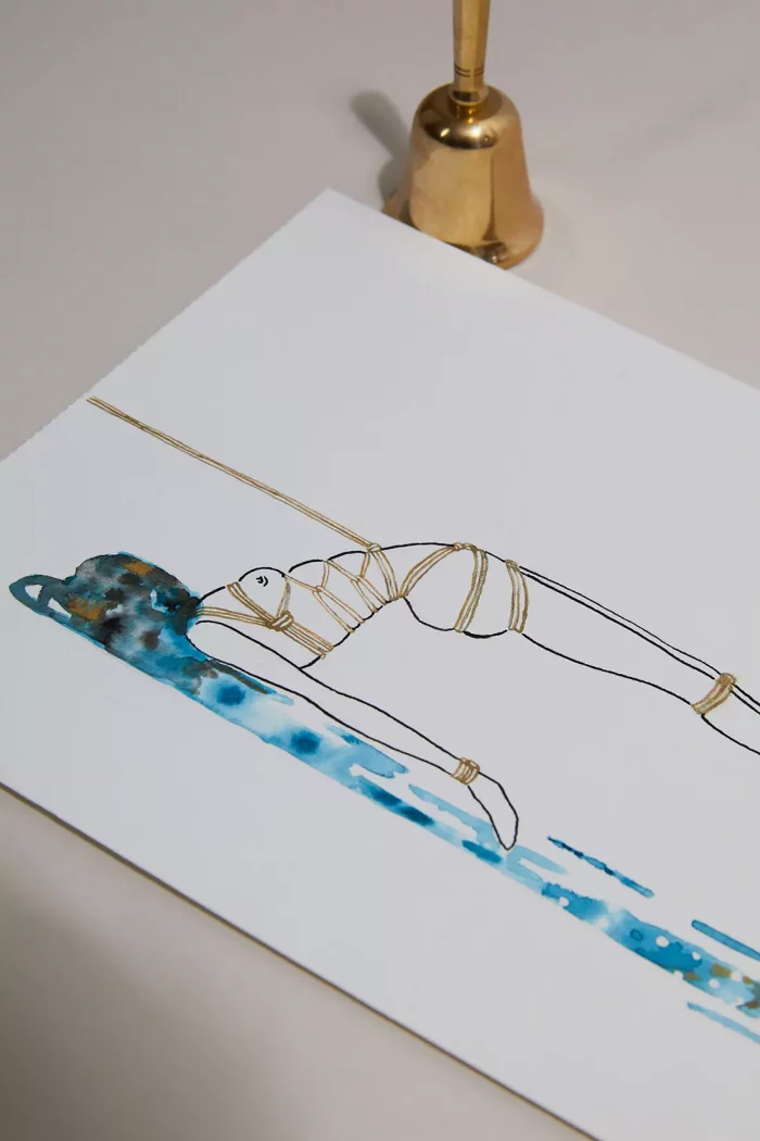 Aquarelle HISTOIRE D'EAU  N° 56 x Céline Achour 🇫🇷 – Image 1