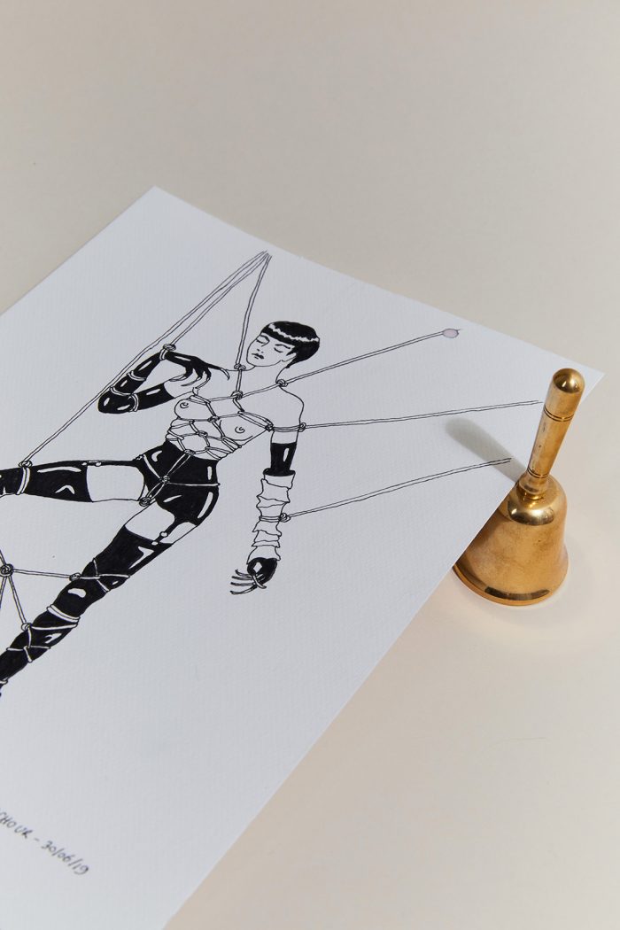 Aquarelle LA VEUVE NOIRE x Céline Achour 🇫🇷 – Image 2
