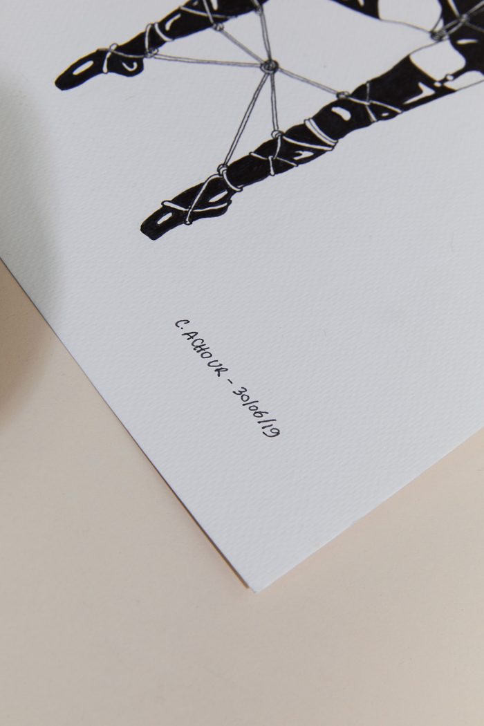 Aquarelle LA VEUVE NOIRE x Céline Achour 🇫🇷 – Image 3