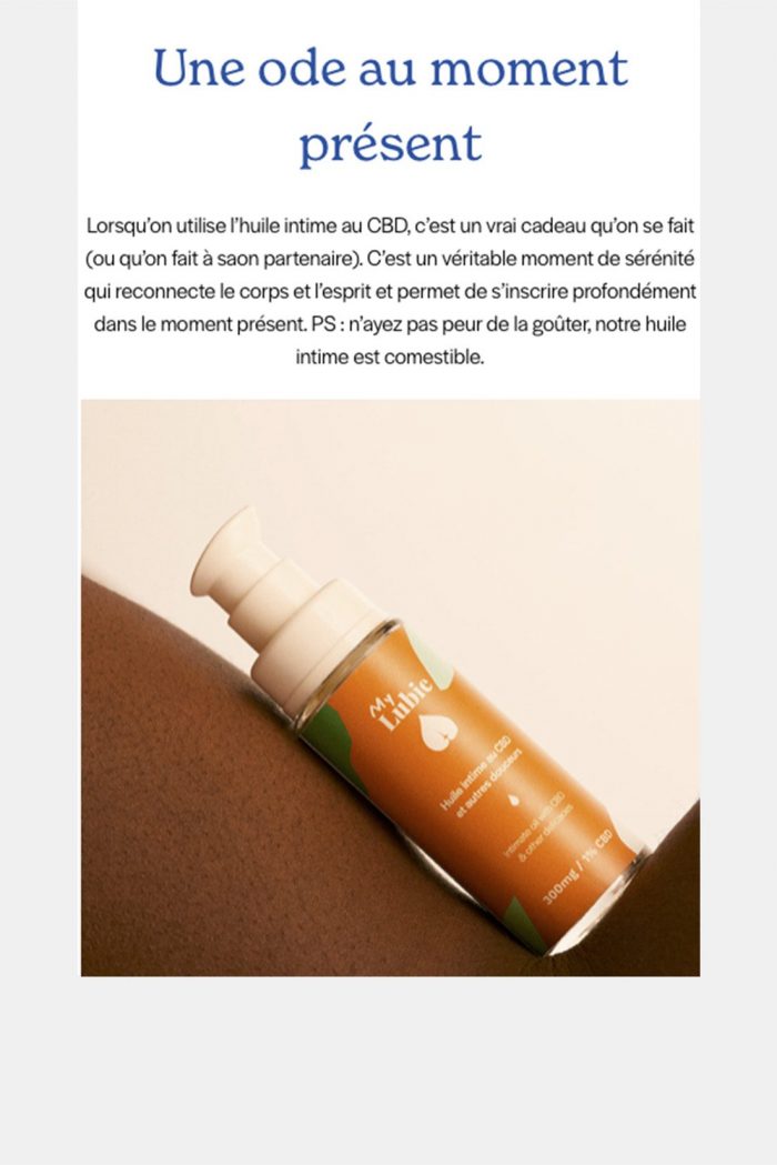 L'huile intime au CBD MyLUBIE 🇫🇷 – Image 6