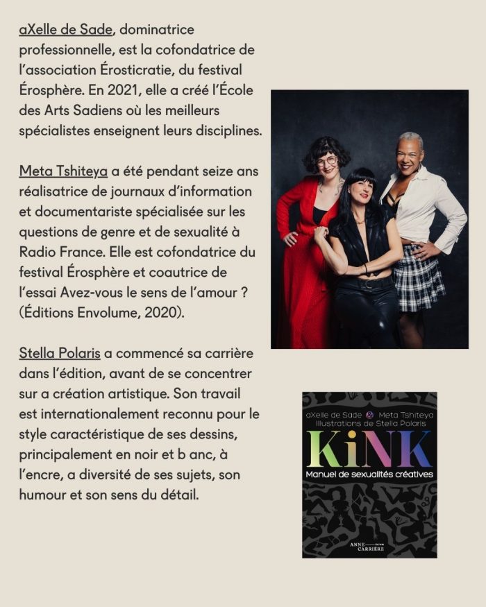 Kink, manuel de sexualités créatives x Axelle de Sade & Meta Tshiteya – Image 2