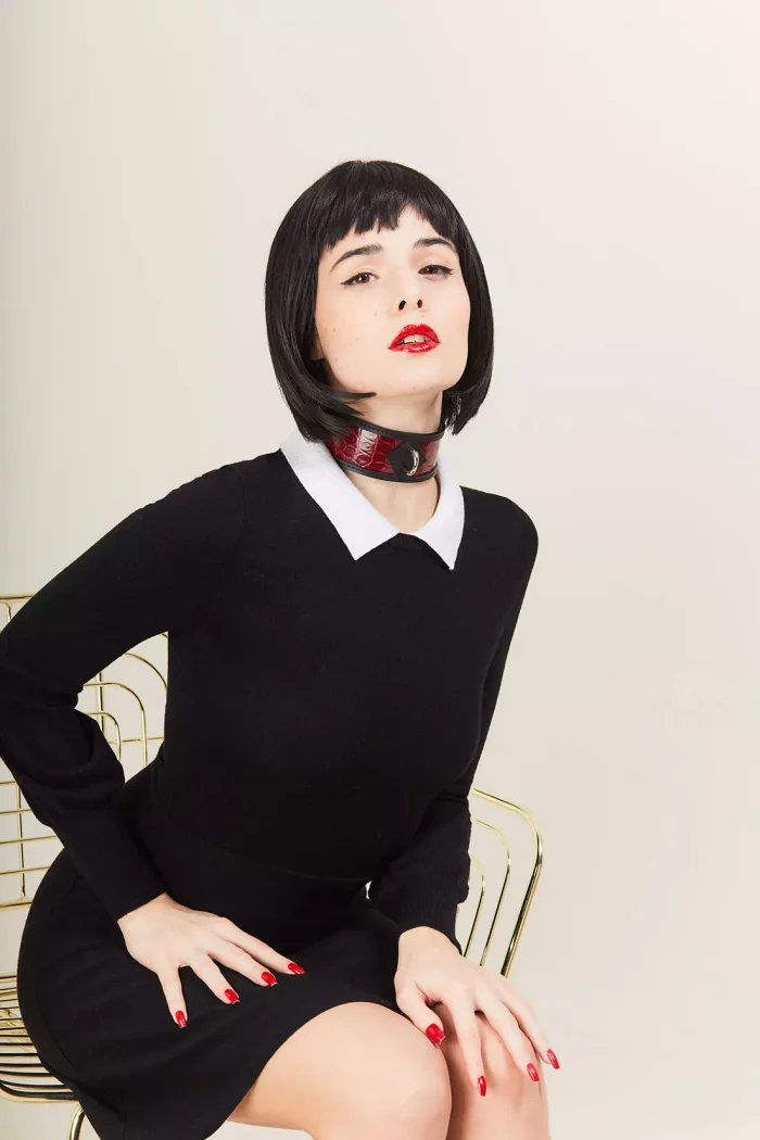 Collier de soumission en Alligator CHAMBRE CLOSE x Abara – Image 3