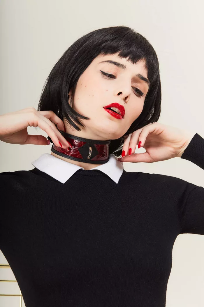 Collier de soumission en Alligator CHAMBRE CLOSE x Abara – Image 9