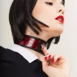 Collier de soumission en Alligator CHAMBRE CLOSE x Abara