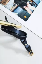 Ceinture en cuir Femme JUSTINE x L'Anguille Paris 🇫🇷 – Image 2
