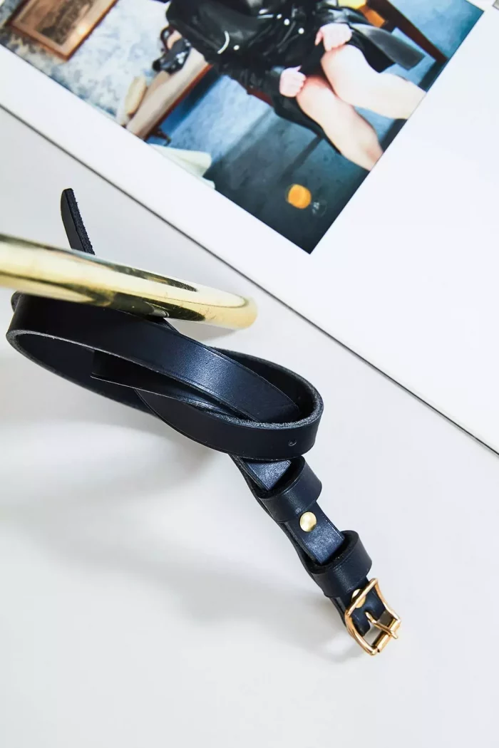 Ceinture en cuir Femme JUSTINE x L'Anguille Paris 🇫🇷 – Image 2
